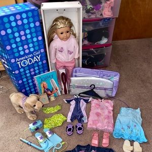 Retired American Girl Kailey Doll & Lot